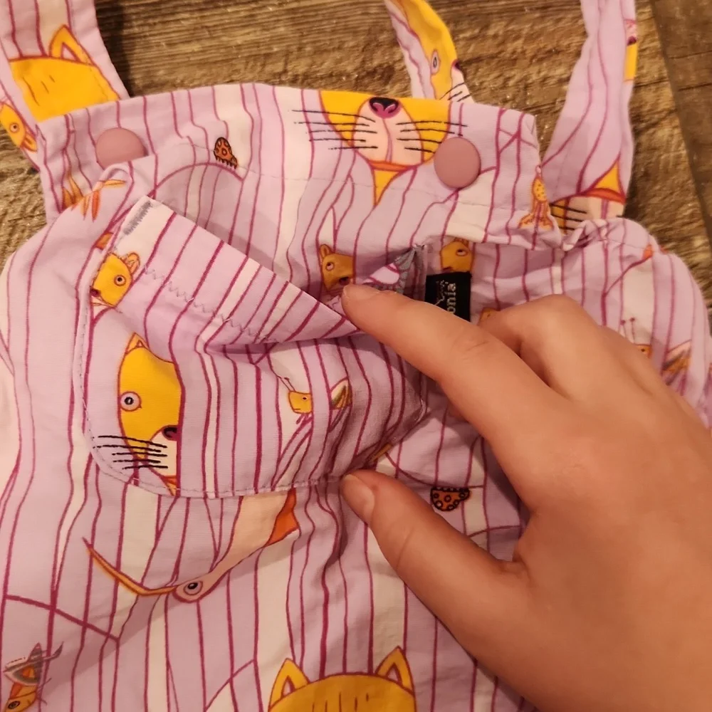Patagonia Infant Purple Cat Print Dress